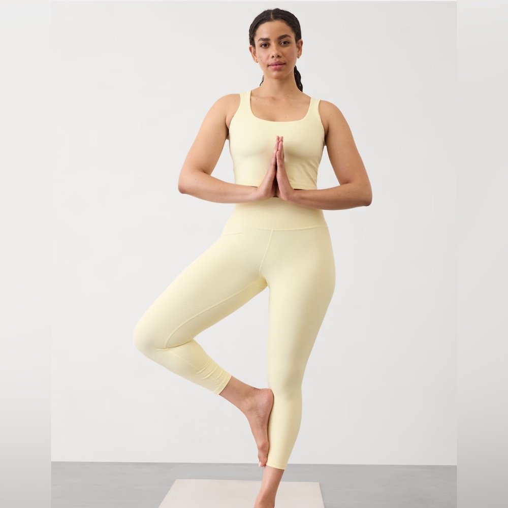 Athleta transcend 7/8 rib legging